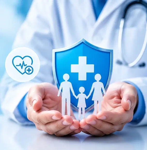 Health insurance — doctor and patient
